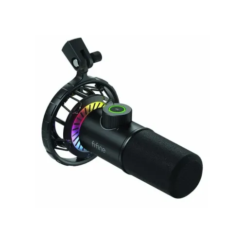 FIFINE K658 Gaming Microphone — RGB, USB, Dynamic Cardioid