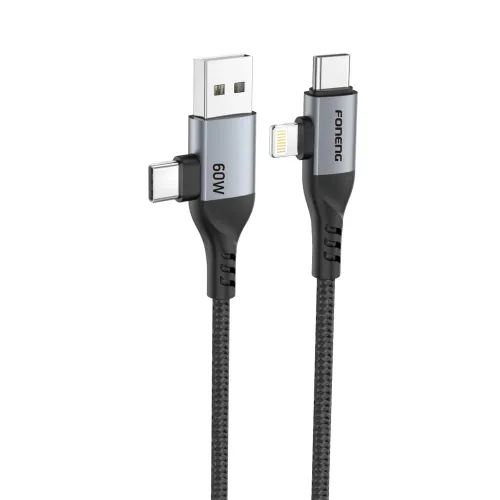 Foneng X92 4-in-1 Fast Charging Cable — 60W