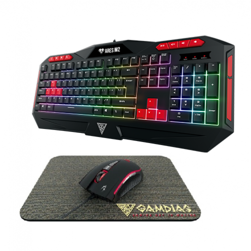 Gamdias ARES M2 Combo — Keyboard, Mouse and Mouse Mat