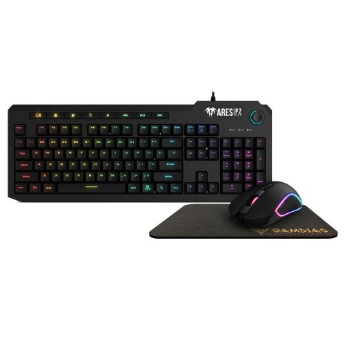 Gamdias Ares P2 Keyboard Mouse and Mouse Pad Combo — 3 in 1