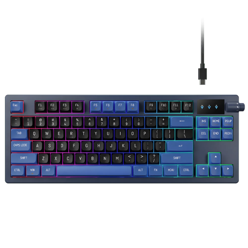 Gamdias HERMES E7 Mechanical Gaming Keyboard — RGB, Red Switch