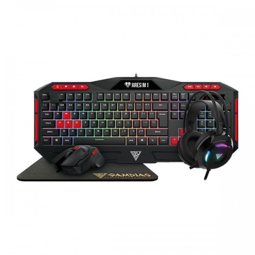 Gamdias POSEIDON M2 Gaming Combo — 4 in 1