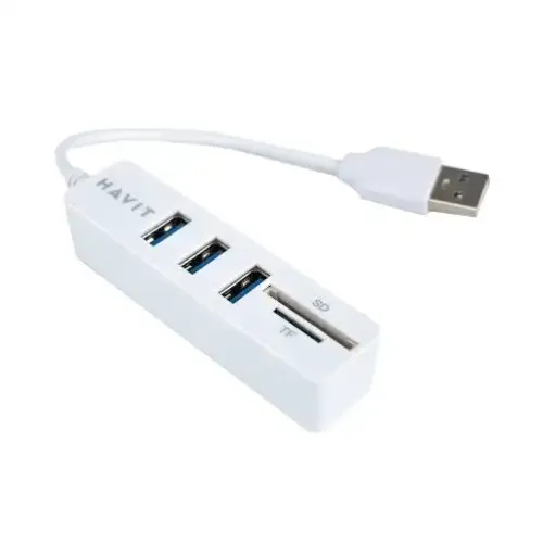 Havit H92 USB Hub — 3-Port, SD/TF Multi-Interface