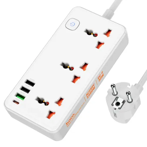 Hoco AC8A Storm Power Strip — 7 Ports, PD30W