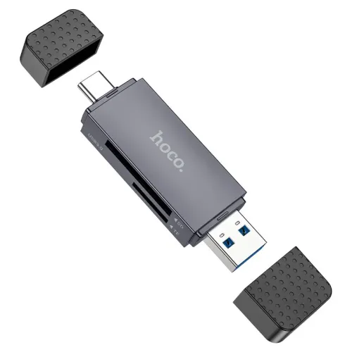 Hoco HB45 Spirit Card Reader — 2-in-1 USB & Type-C 3.0