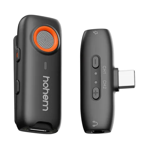 Hohem MIC-01 Wireless Microphone — 1TX + 1RX