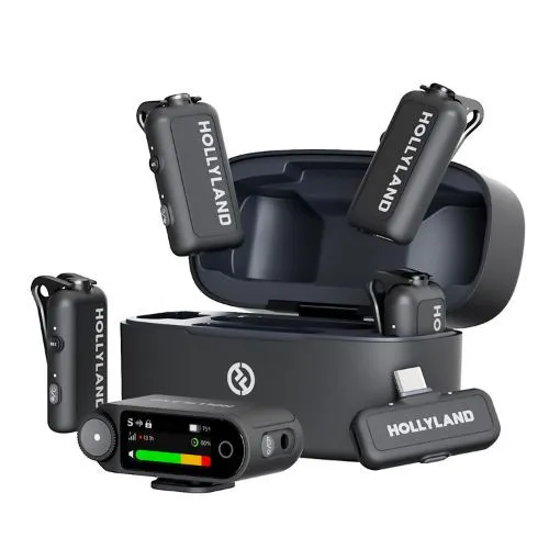 Hollyland Lark MAX 2 Combo Wireless Microphone — For 4 Person