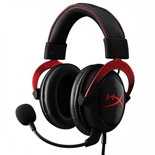 HyperX Cloud II Gaming Headset — Surround Sound, Red