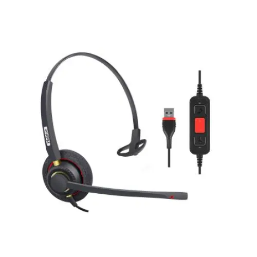 Inbertec UB805M Professional USB Wired Headphone — AI Noise Cancelling