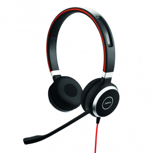 Jabra Evolve 40 MS/UC DUO USB Headphone — Dual Ear, Noise Canceling