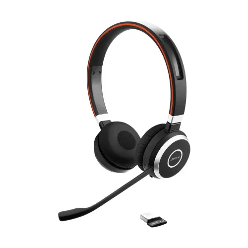 Jabra Evolve 65 SE Duo Stereo Headphone — Bluetooth, Wireless