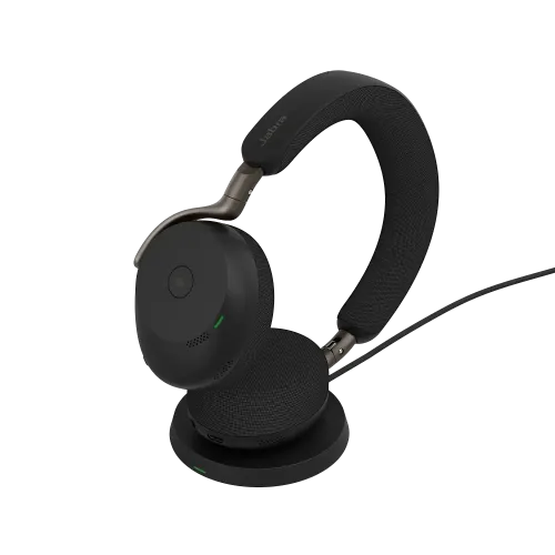 Jabra Evolve3 75 MS LINK390C Wireless Headphone — With Wireless Charger