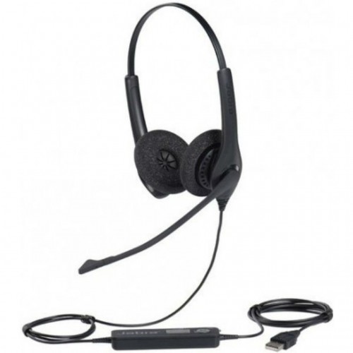 JABRA BIZ 1500 Duo USB Headphone — Dual Ear, Black