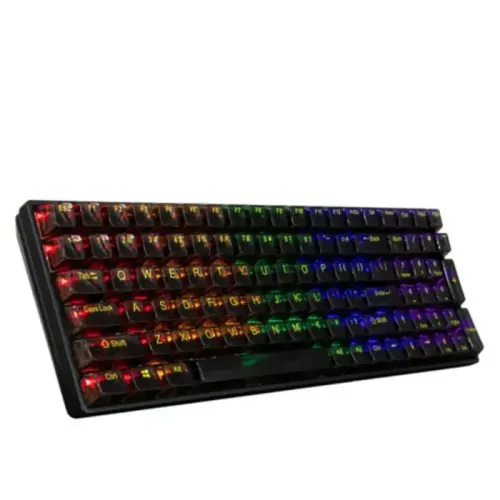 Jedel KL-122 Mechanical Keyboard — Transparent, RGB