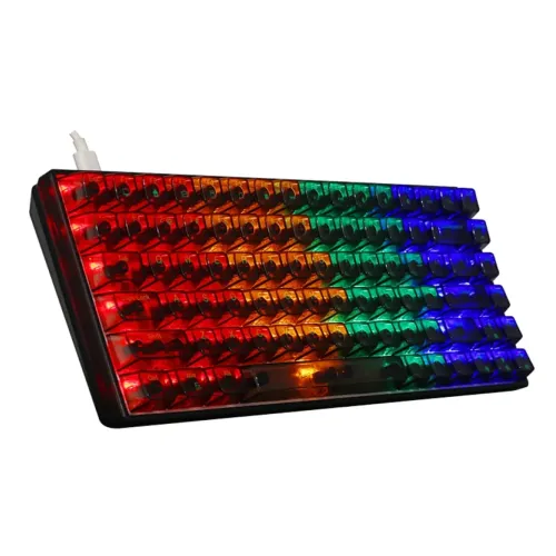 Jedel KL-123 Mechanical Keyboard — Transparent, RGB