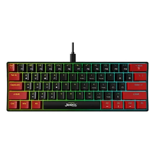 Jedel KL69 Mechanical Keyboard — 61 Keys, RGB
