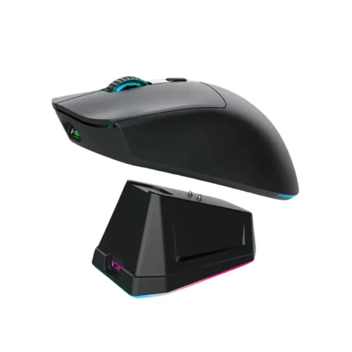 Jedel WD139 Wireless Gaming Mouse — Lightweight, RGB Charging Dock