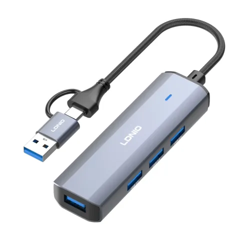 LDNIO DS-114UC Dual Mode Hub — 4-in-1
