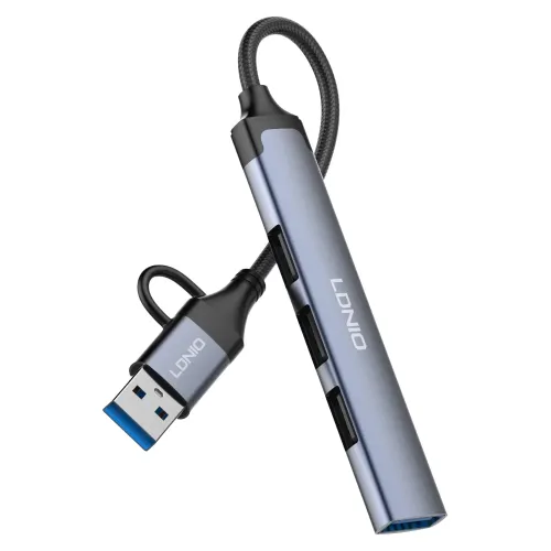 LDNIO DS-64U Hub — 4-in-1, Dual Mode