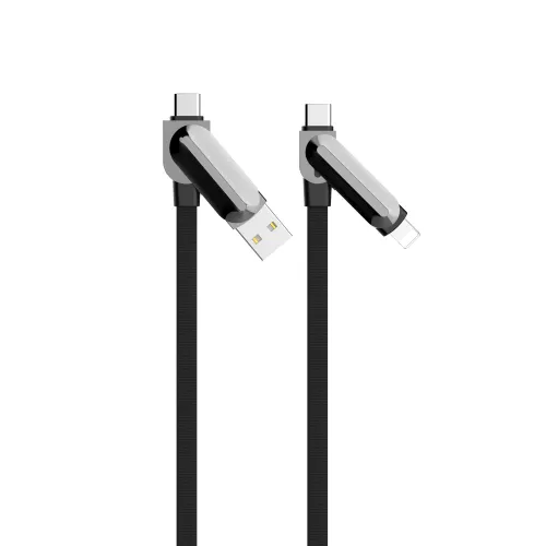 LDNIO LC25 Charging Cable — 100W, 4-in-1