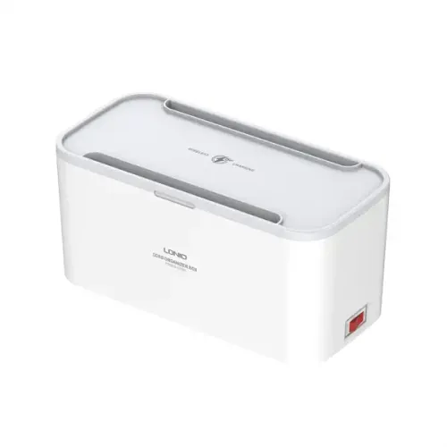 LDNIO SN5311W Power Socket Storage Box — Smart Outlets, Wireless Charging