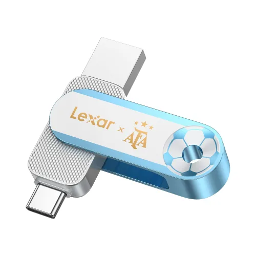 Lexar JumpDrive Dual Drive D500 128GB Pen Drive — USB 3.2 Type-C