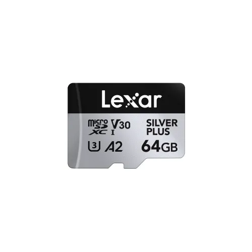 Lexar Professional SILVER PLUS microSDXC UHS-I Memory Card — 64GB
