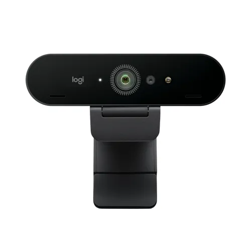 Logitech Brio Webcam — 4K Ultra HD, Windows Hello Support