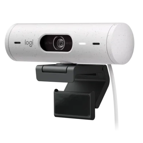 Logitech BRIO 500 Webcam — Full HD 1080p, 4MP, Auto-framing