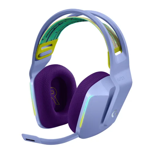 Logitech G733 LIGHTSPEED Wireless Gaming Headset — RGB, Lilac