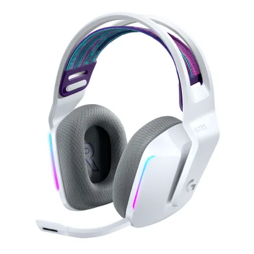 Logitech G733 LIGHTSPEED Wireless Gaming Headset — RGB, White