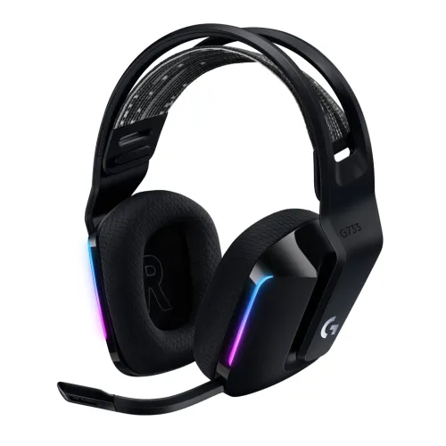 Logitech G733 Gaming Headset — LIGHTSPEED Wireless, RGB