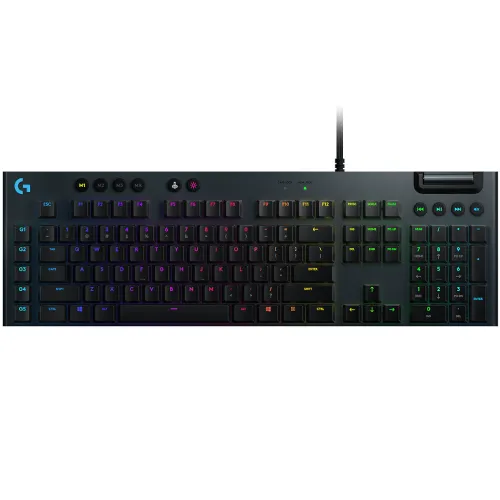 Logitech G813 LIGHTSYNC Mechanical Gaming Keyboard — RGB, Clicky