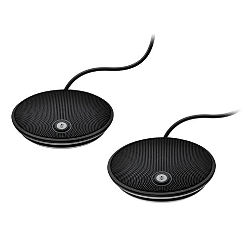 Logitech Group Expansion Microphones (Pair) — For Larger Video & Audio Conferencing