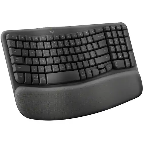 Logitech Wave Keys Ergonomic Keyboard — Wireless