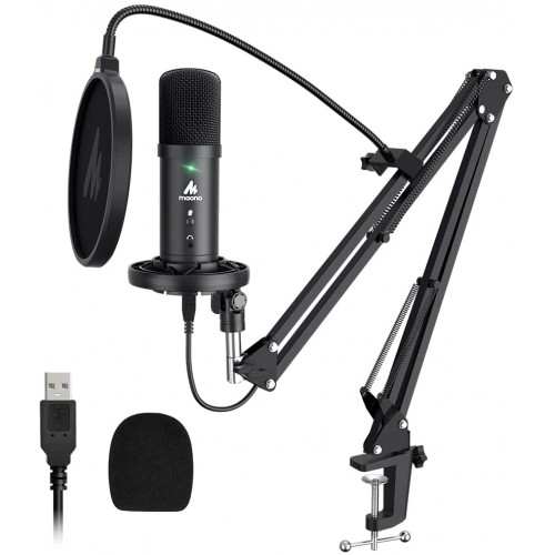 MAONO AU-PM401 USB Microphone Set — Zero Latency