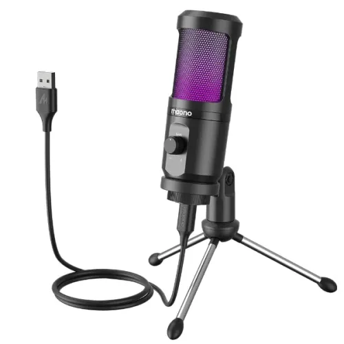 Maono AU-PM461TR Podcast Condenser Microphone — RGB, 192KHz/24Bit