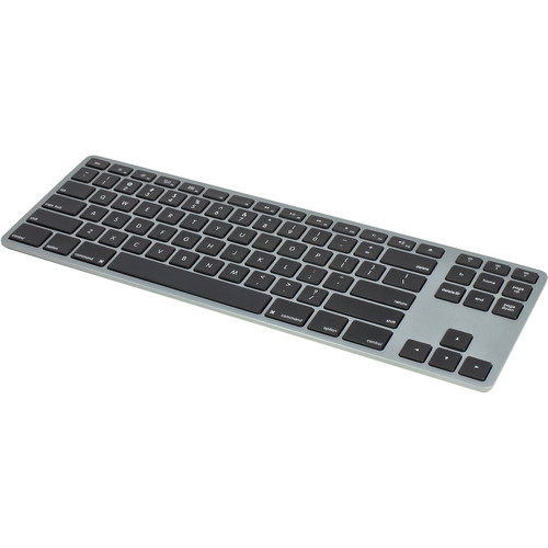 Matias Wireless Aluminum Tenkeyless Keyboard for Mac — Space Gray