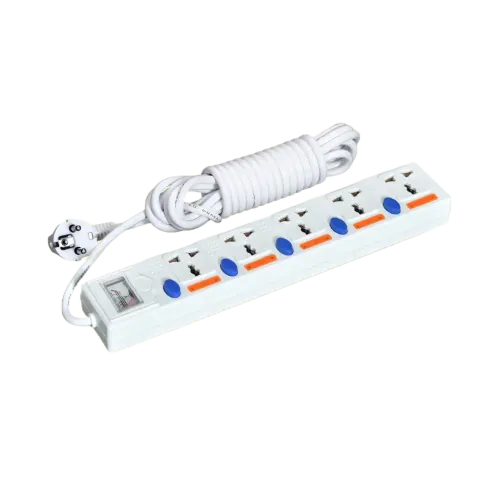 Maxline ML-255-5M Multi Extension Power-Strip — 2 Pin Plug, 5 Gang Socket