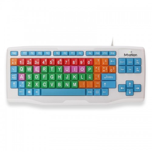 Meetion MT-K800 Kids Keyboard — Colored Big Keys
