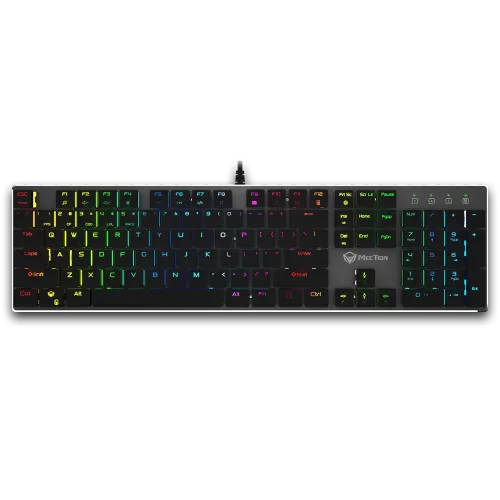 Meetion MT-MK80 Mechanical Keyboard — RGB, Ultra-thin