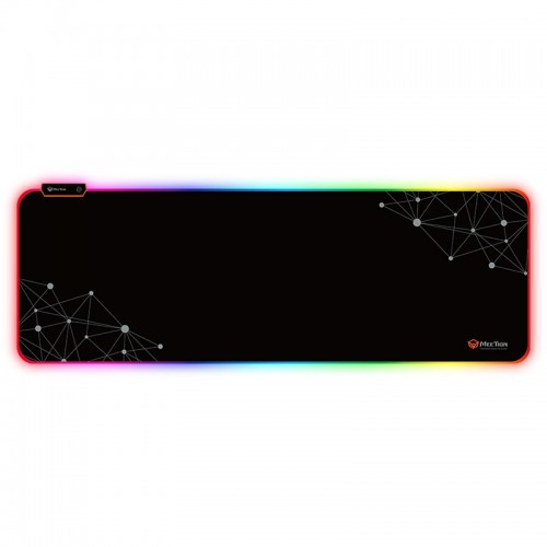 Meetion MT-PD121 Gaming Keyboard and Mouse Pad — Large, RGB Backlit
