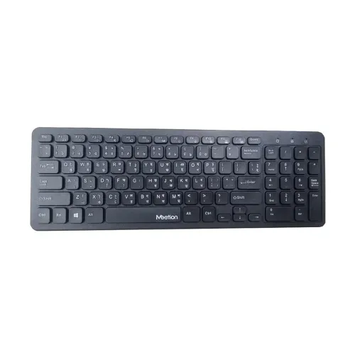 Meetion MT-WK410 Wireless Keyboard — Ultra Thin, with Bangla