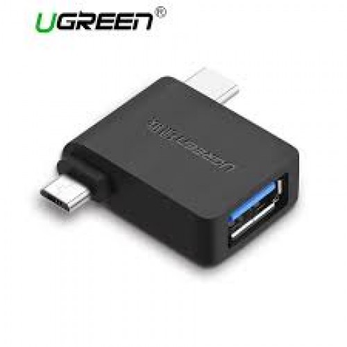 UGREEN 30453 Adapter — Micro USB + USB-C to USB 3.0