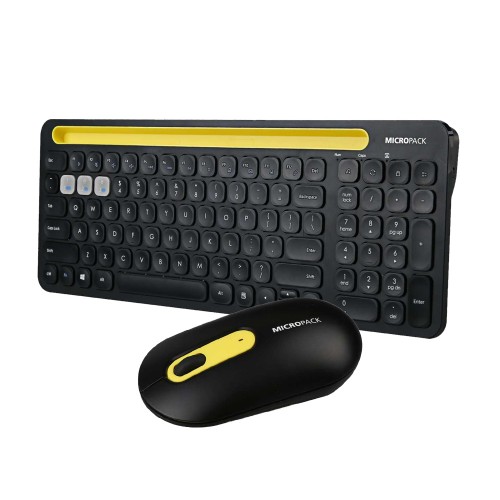 Micropack KM-238W Keyboard & Mouse Combo — Antibacterial, Wireless