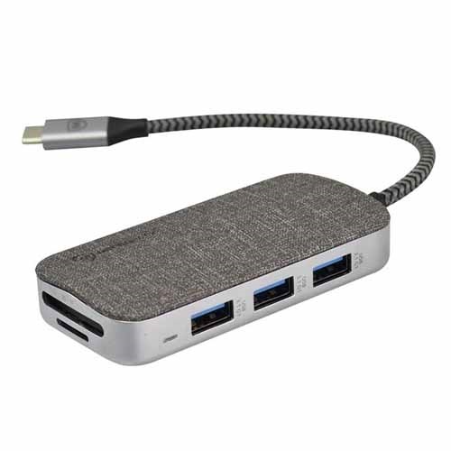 Micropack MDC-8 Type-C Data Converter — 8-in-1 Multi-Port Flash Hub