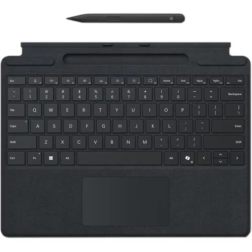 Microsoft Surface Pro Signature Keyboard With Slim Pen 2 — Black