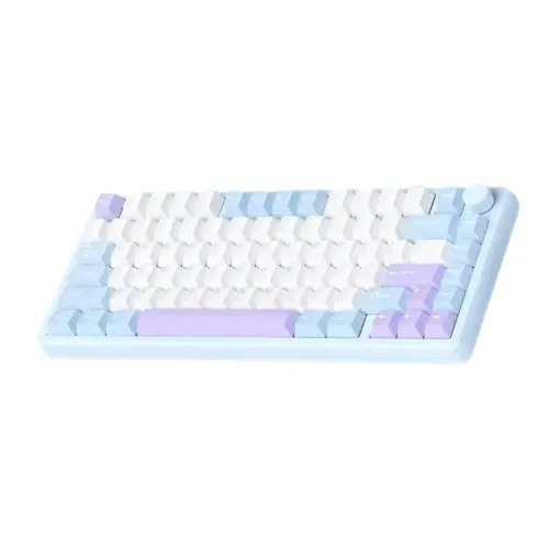 Monka A75 MAX Snow Leopard Mechanical Keyboard — Tri Mode, RGB