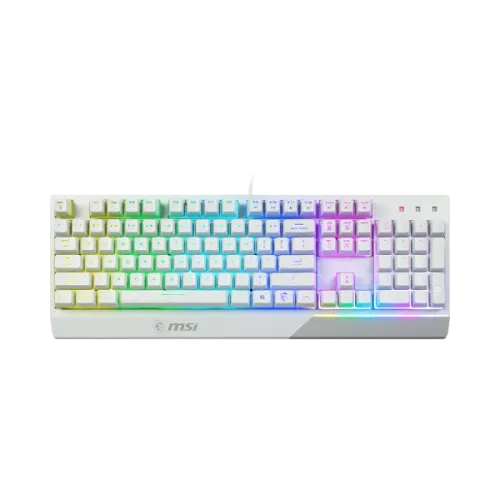 MSI VIGOR GK30 Wired RGB Gaming Keyboard — White