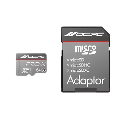 OCPC PRO-X U1 Memory Card — C10, 64GB MicroSDXC